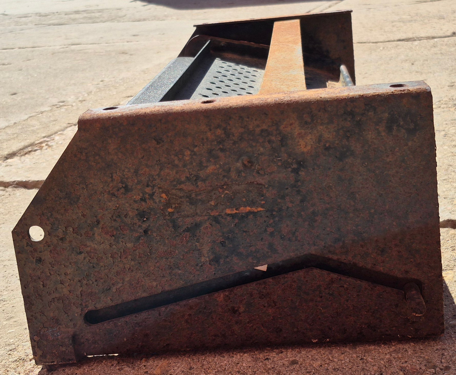 Used Manual Double Fold Step - Young Farts RV Parts