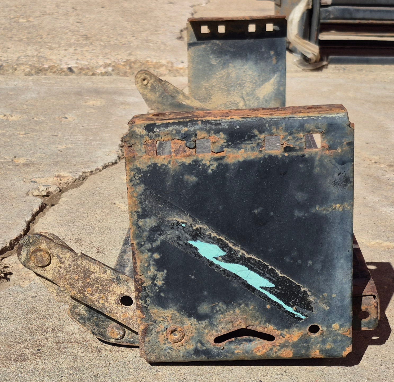 Used Manual Single Fold Step - Young Farts RV Parts