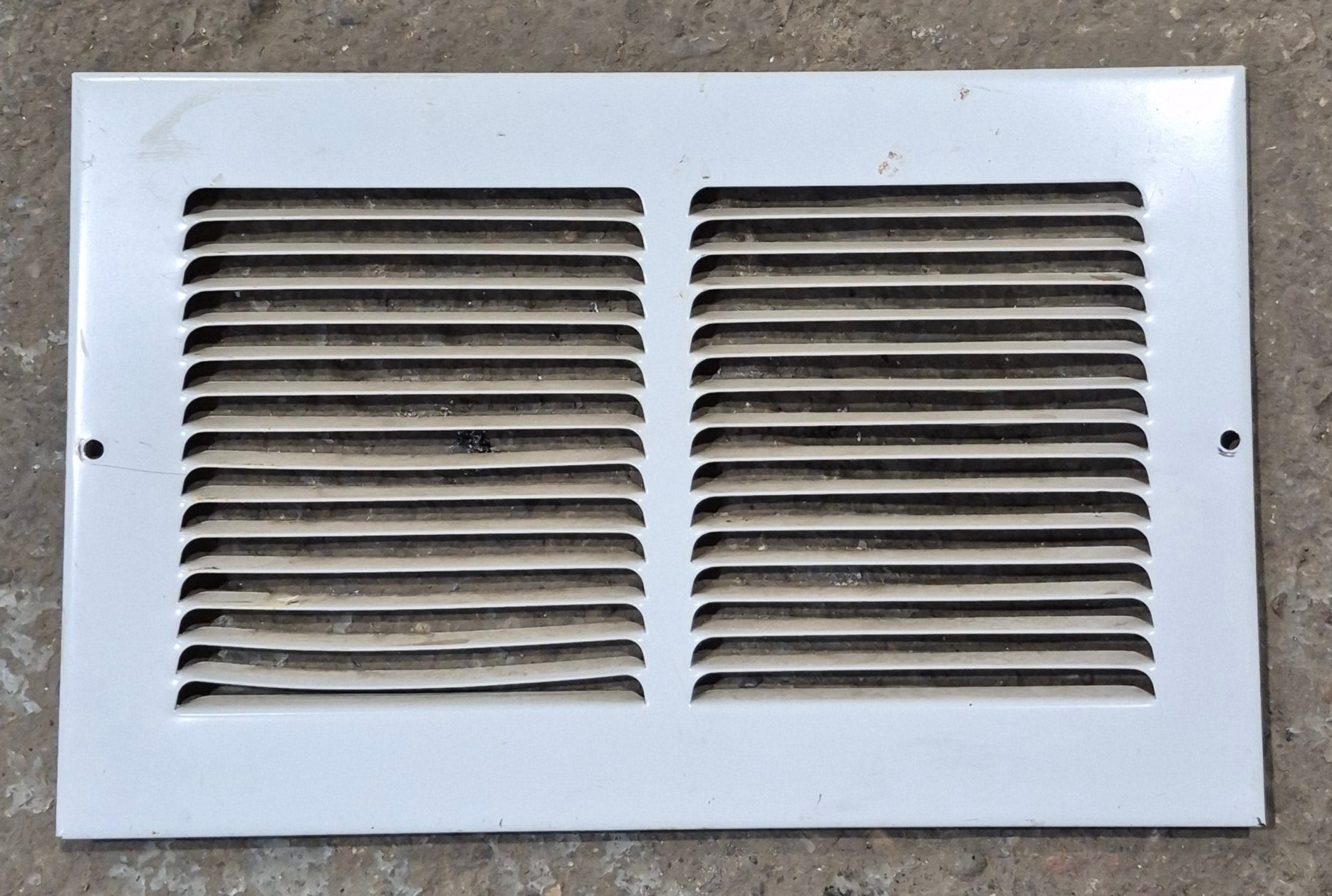 Used Metal RV Interior Furnace Access Door 11 1/4" W x 7 1/4" H - Young Farts RV Parts