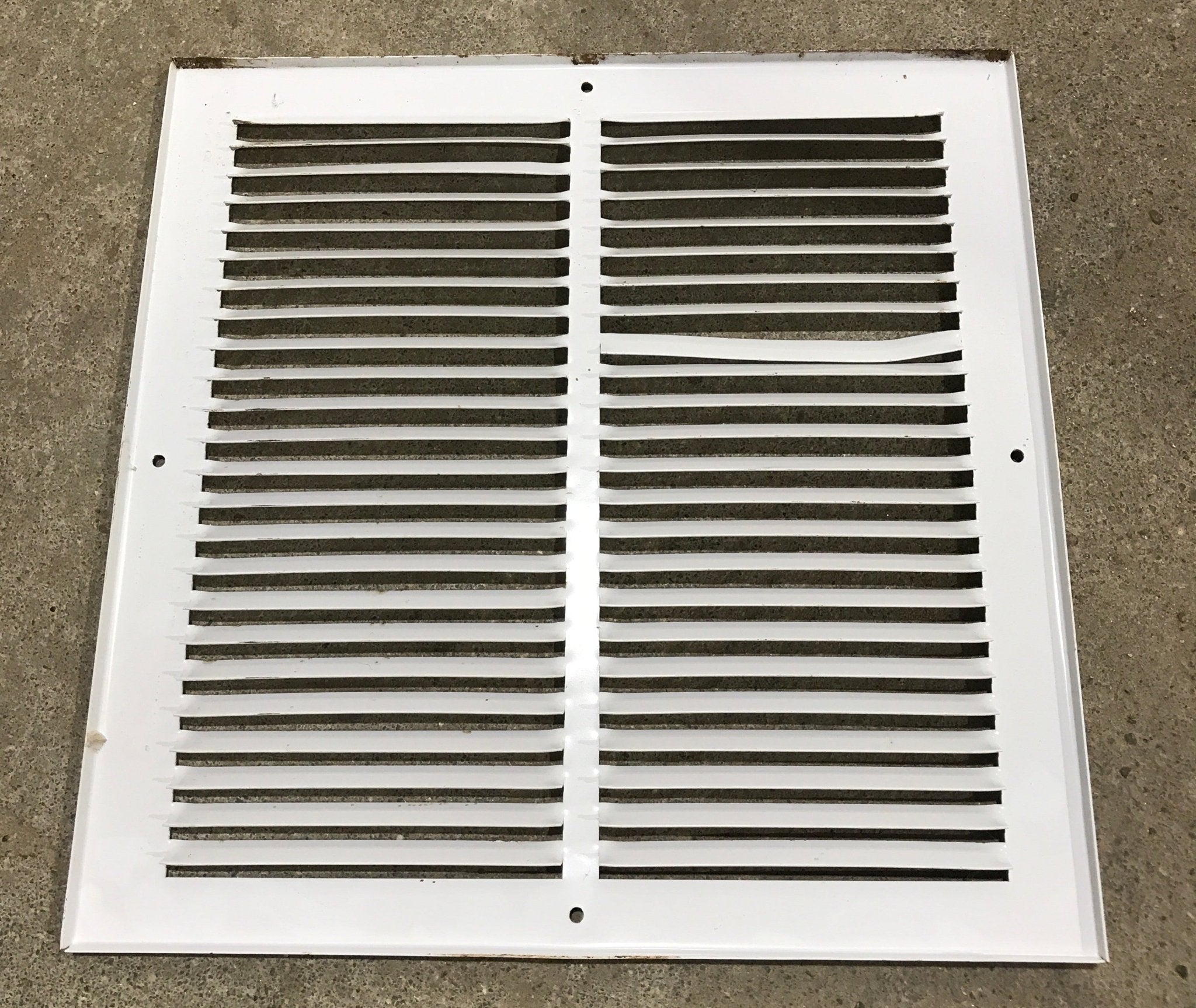 Used Metal RV Interior Furnace Access Door 13 3/4" W X 13 3/4" H - Young Farts RV Parts