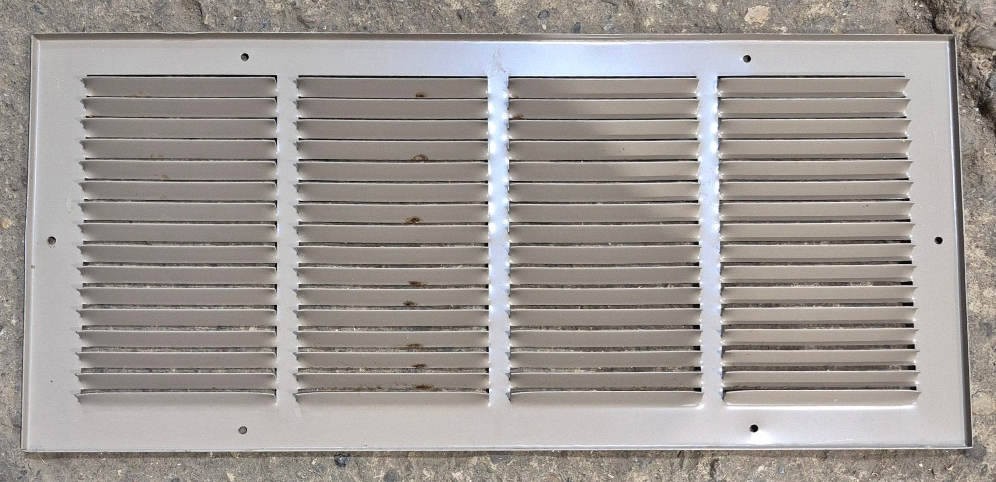 Used Metal RV Interior Furnace Access Door 22" W x 10" H - Young Farts RV Parts