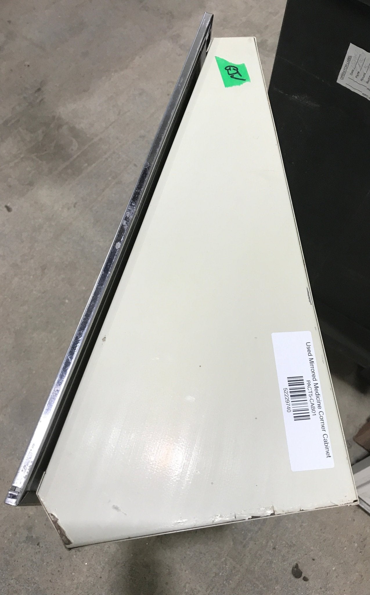 Used Mirrored Medicine Corner Cabinet - Young Farts RV Parts