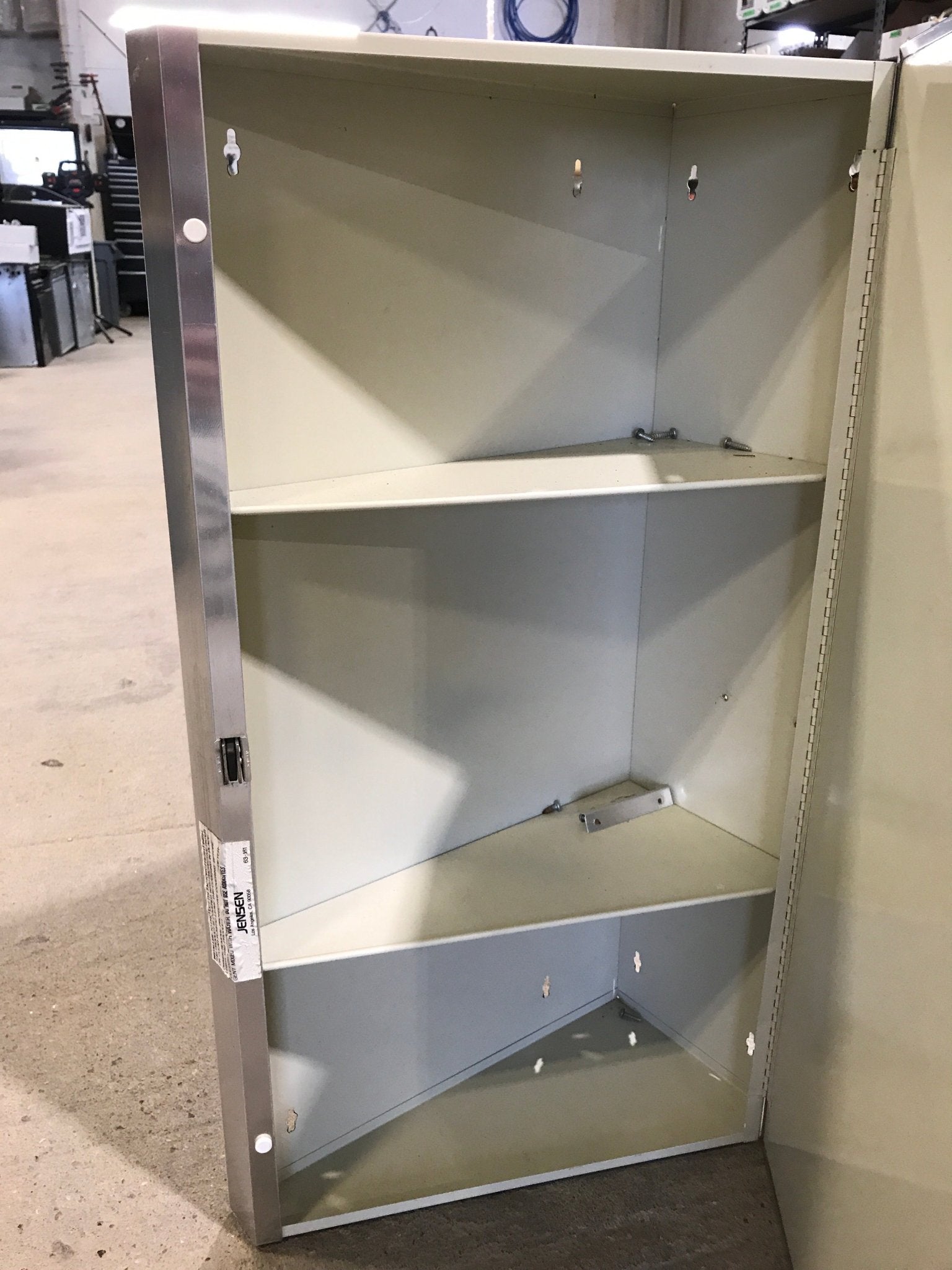 Used Mirrored Medicine Corner Cabinet - Young Farts RV Parts