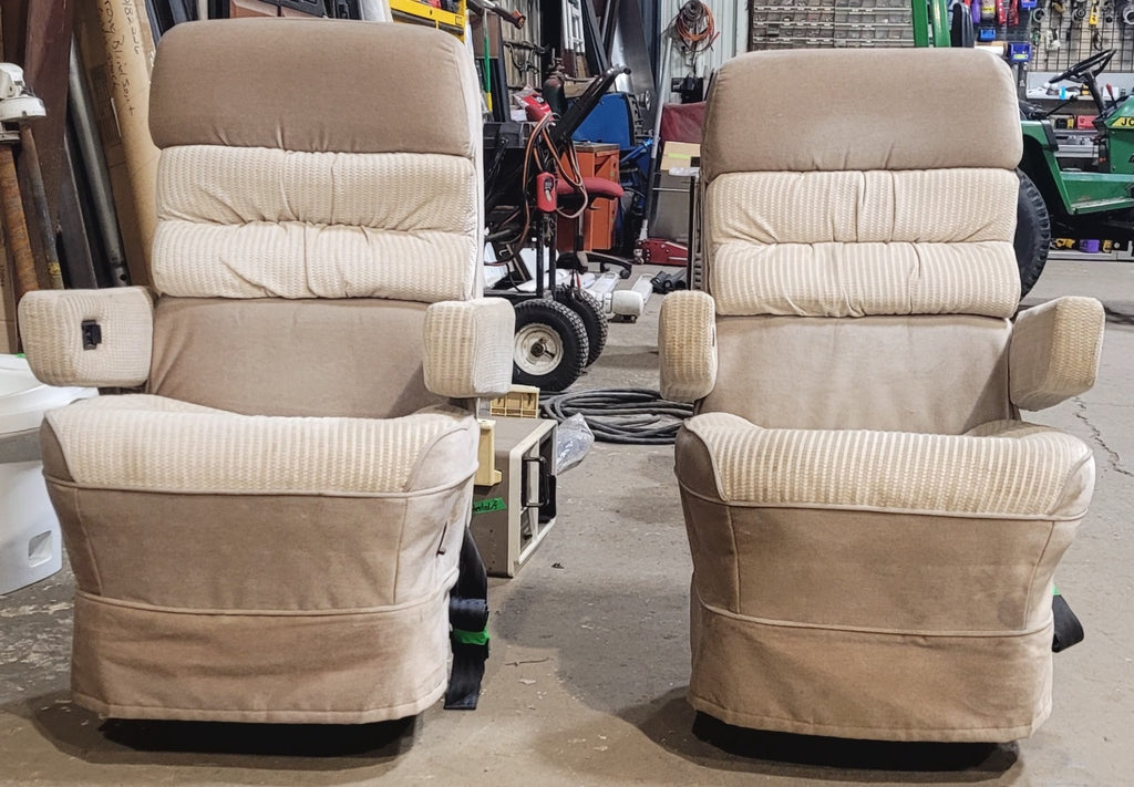 Used Motorhome Captain Chair Set - Young Farts RV Parts