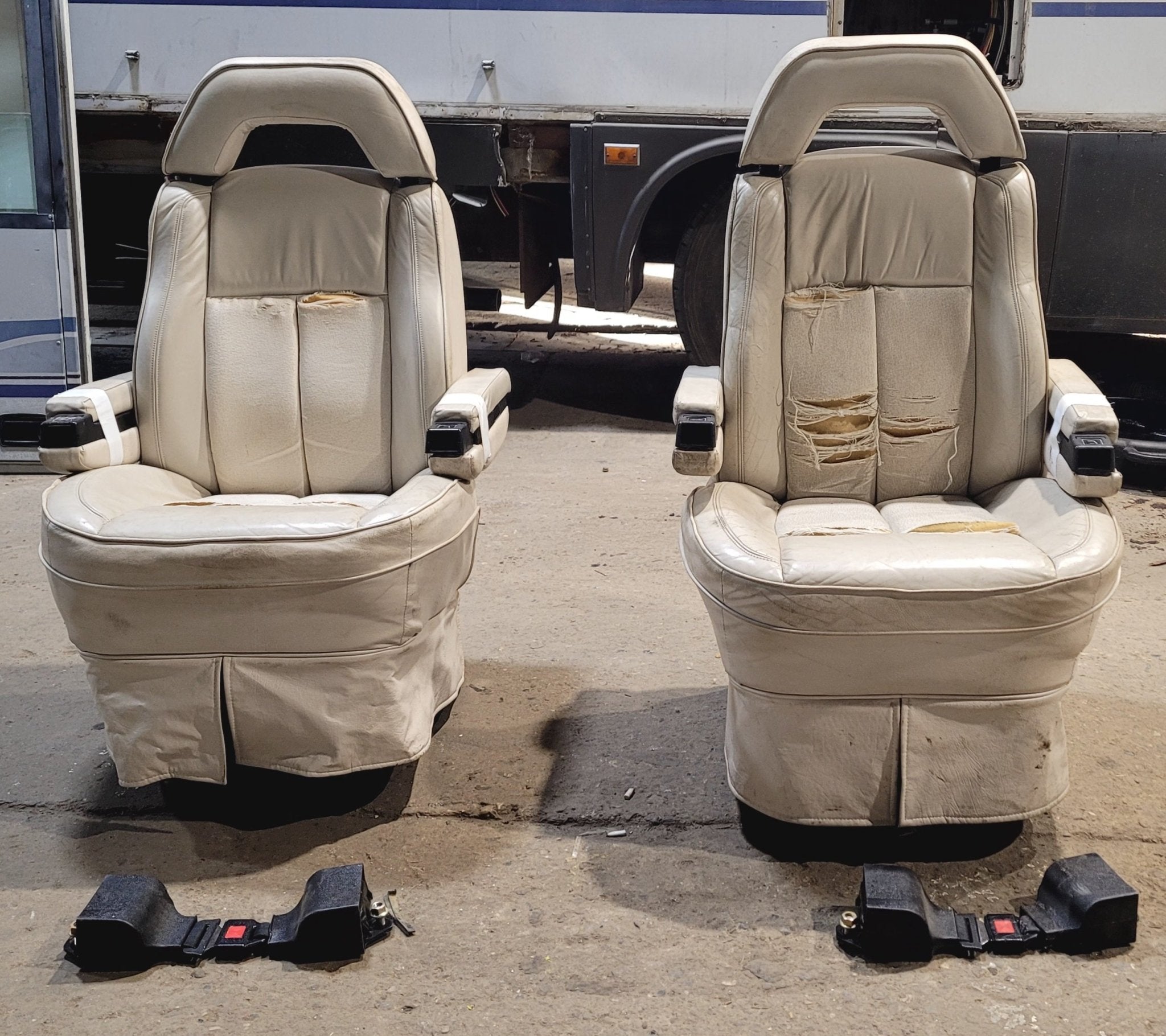 Used Motorhome Captain Chair Set - Young Farts RV Parts