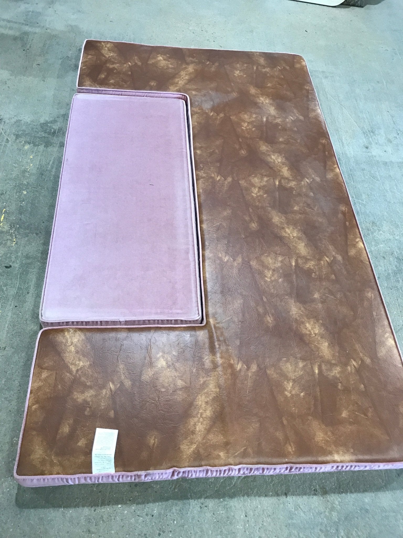 Used Motorhome Overhead Folding Bunk Mattress 92
