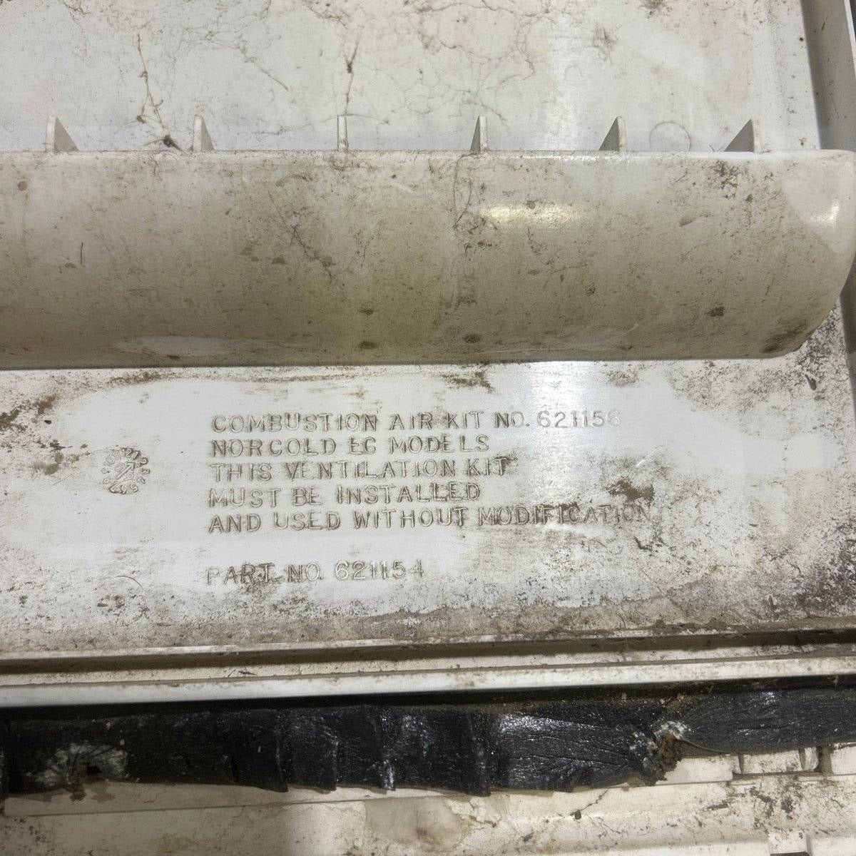 Used Norcold 621156 - Air Intake Side Refrigerator Vent- HAS FRAME - Young Farts RV Parts