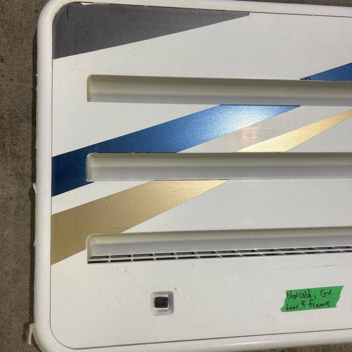 Used Norcold 621156 - Air Intake Side Refrigerator Vent- HAS FRAME - Young Farts RV Parts