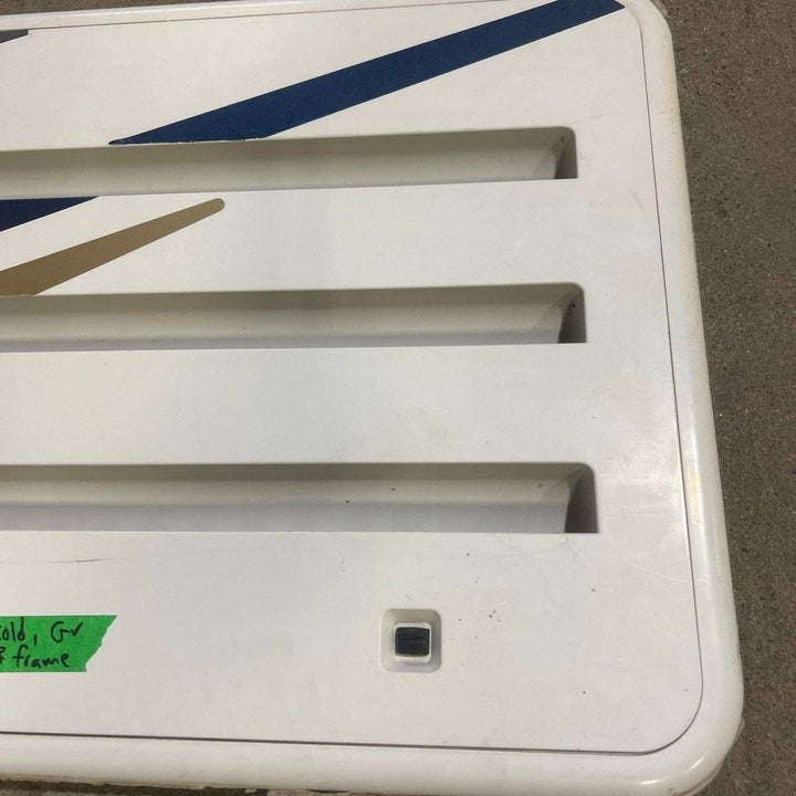Used Norcold 621156 - Air Intake Side Refrigerator Vent- HAS FRAME - Young Farts RV Parts
