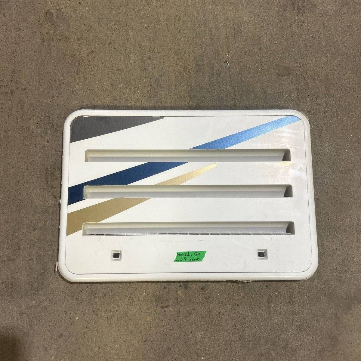 Used Norcold 621156 - Air Intake Side Refrigerator Vent- HAS FRAME - Young Farts RV Parts