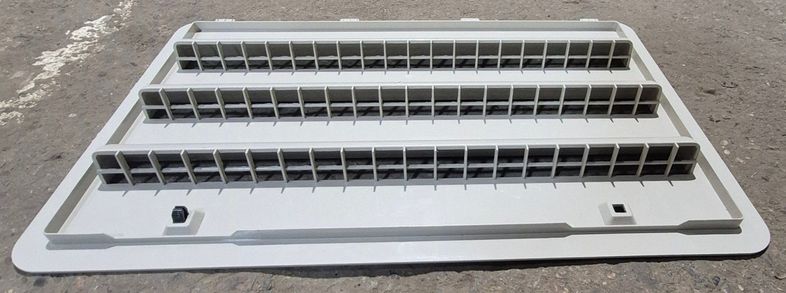 Used Norcold 621156 - Champagne Air Intake Side Refrigerator Vent - NO FRAME - Young Farts RV Parts