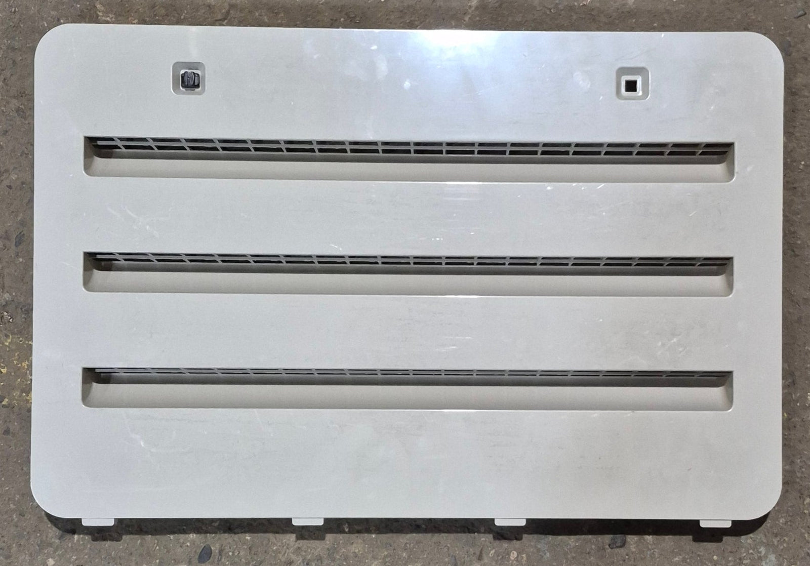 Used Norcold 621156 - Champagne Air Intake Side Refrigerator Vent - NO FRAME - Young Farts RV Parts
