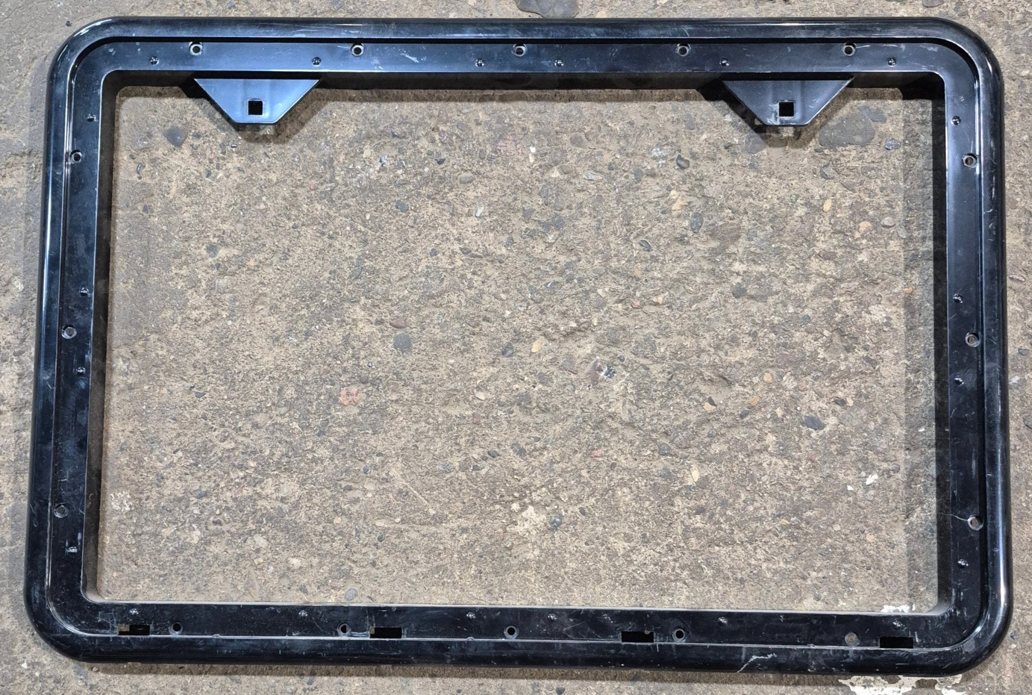 Used Norcold FRAME for 621156BK Black Air Intake Side Refrigerator Vent - Young Farts RV Parts