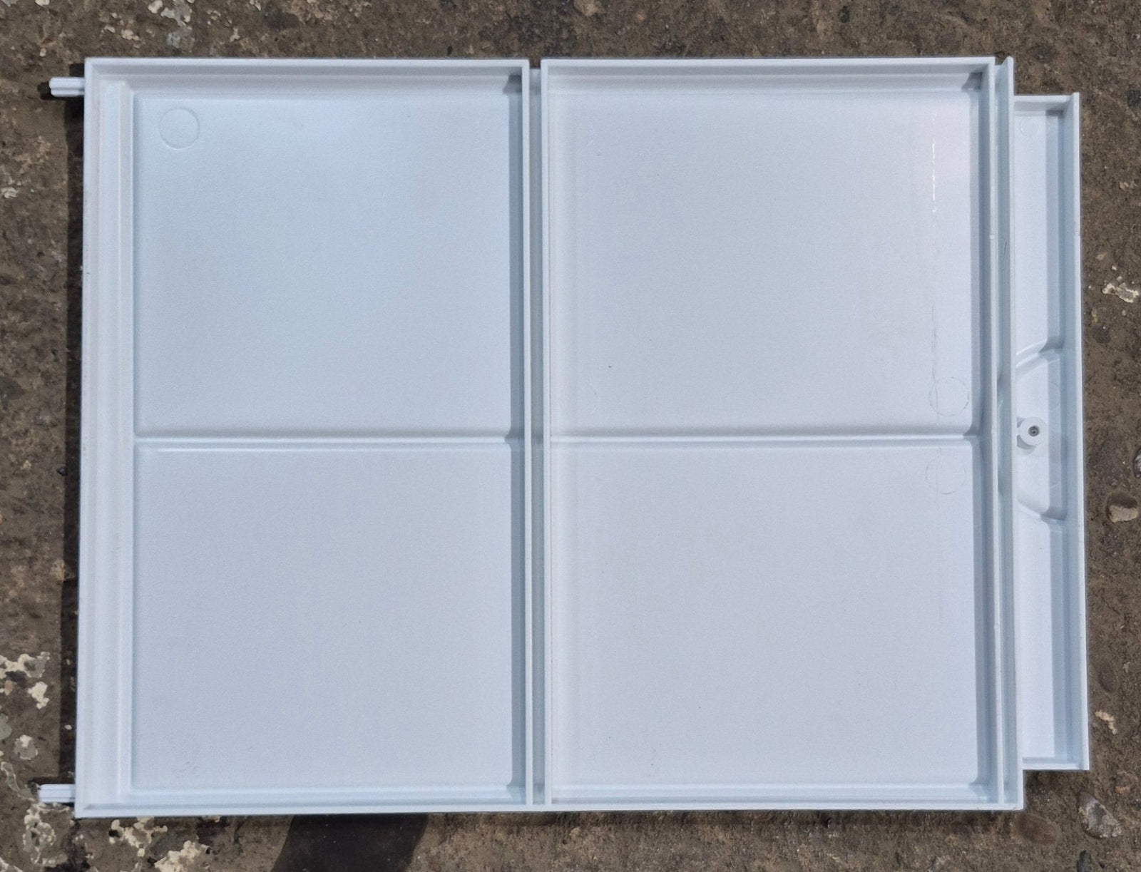 Used Norcold Fridge Crisper Bin Support Wall - 632608 - Young Farts RV Parts