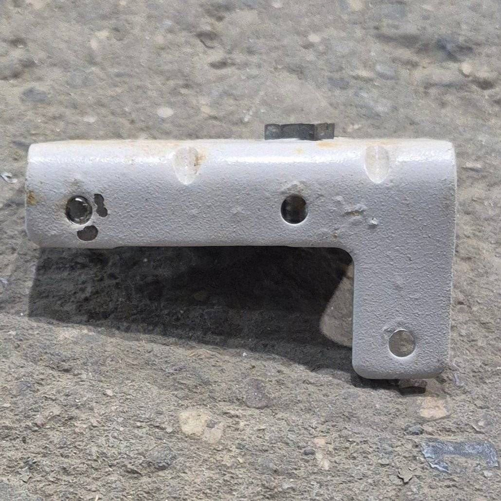 Used Norcold Fridge Door Hinge, Top Right, Bottom Left, Beige - 620187 - Young Farts RV Parts