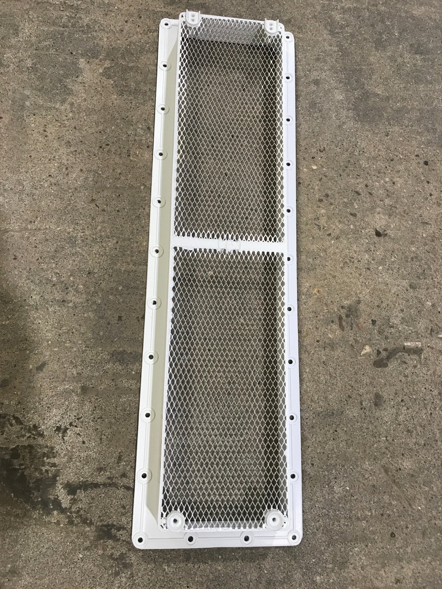 Used NORCOLD Fridge Roof Vent Base - WHITE - Young Farts RV Parts