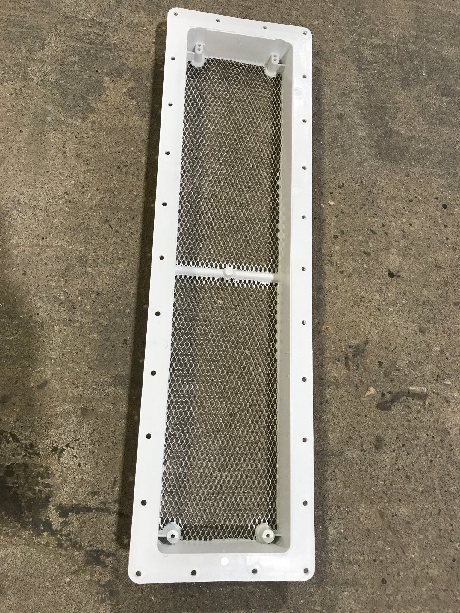 Used NORCOLD Fridge Roof Vent Base - WHITE - Young Farts RV Parts