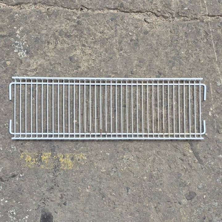 Used Norcold Fridge Wire Shelf, Short, White, 27 1/2" X 8 5/8" - 618849 , 632436 - Young Farts RV Parts