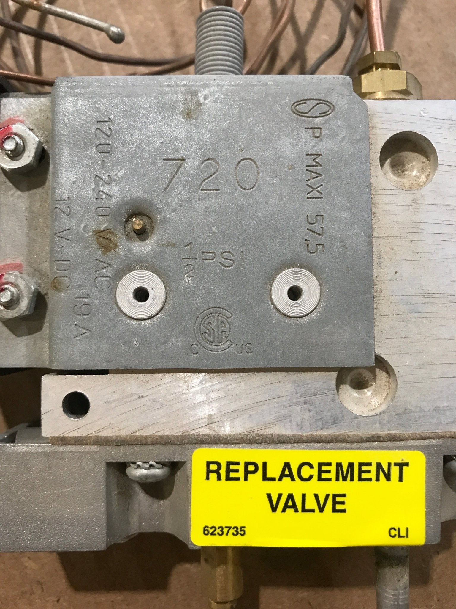 Used Norcold Gas Valve Replacement - 623735 - Young Farts RV Parts