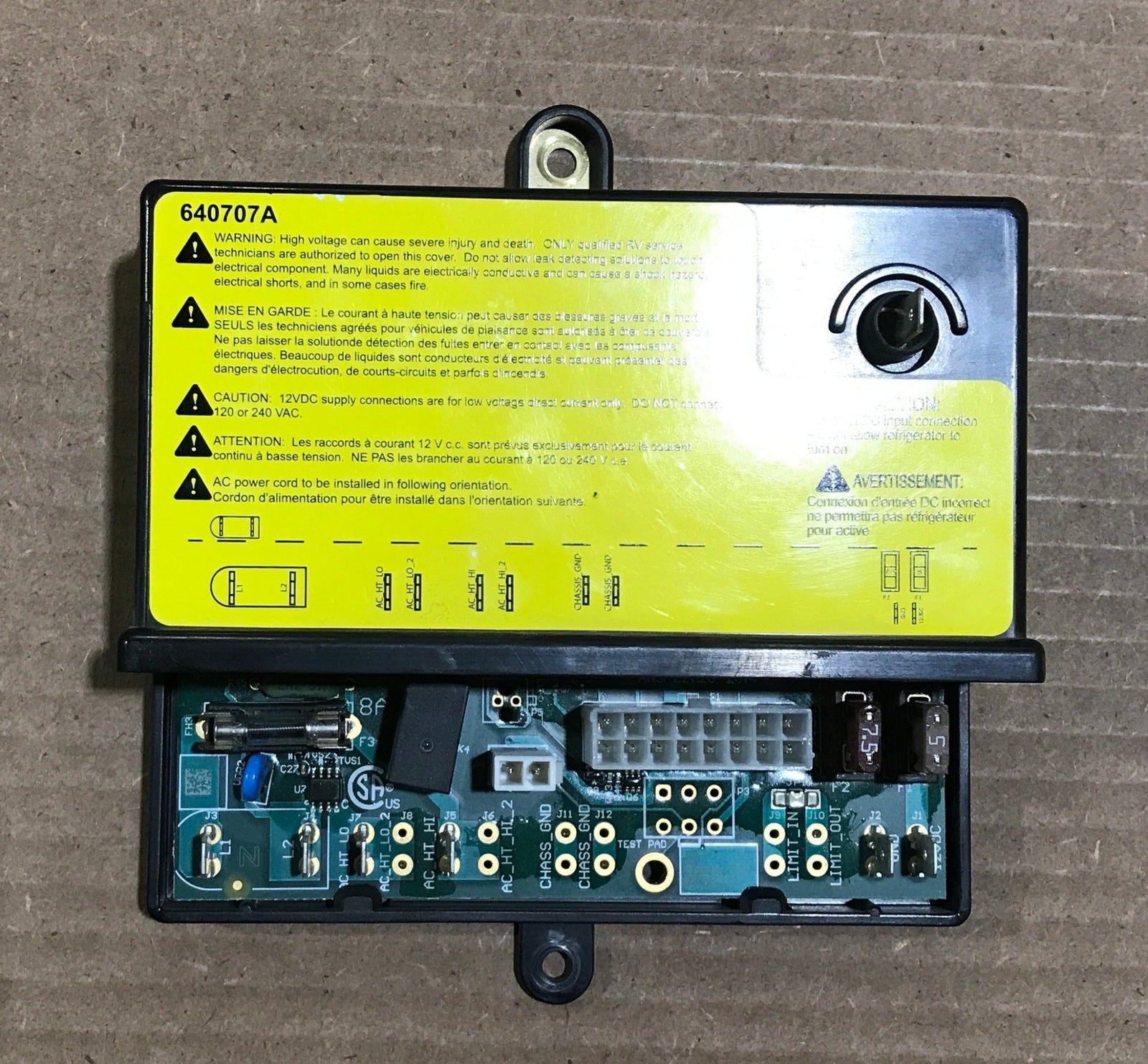 Used Norcold Rear Lower Circuit Control Board - 639593 - Young Farts RV Parts