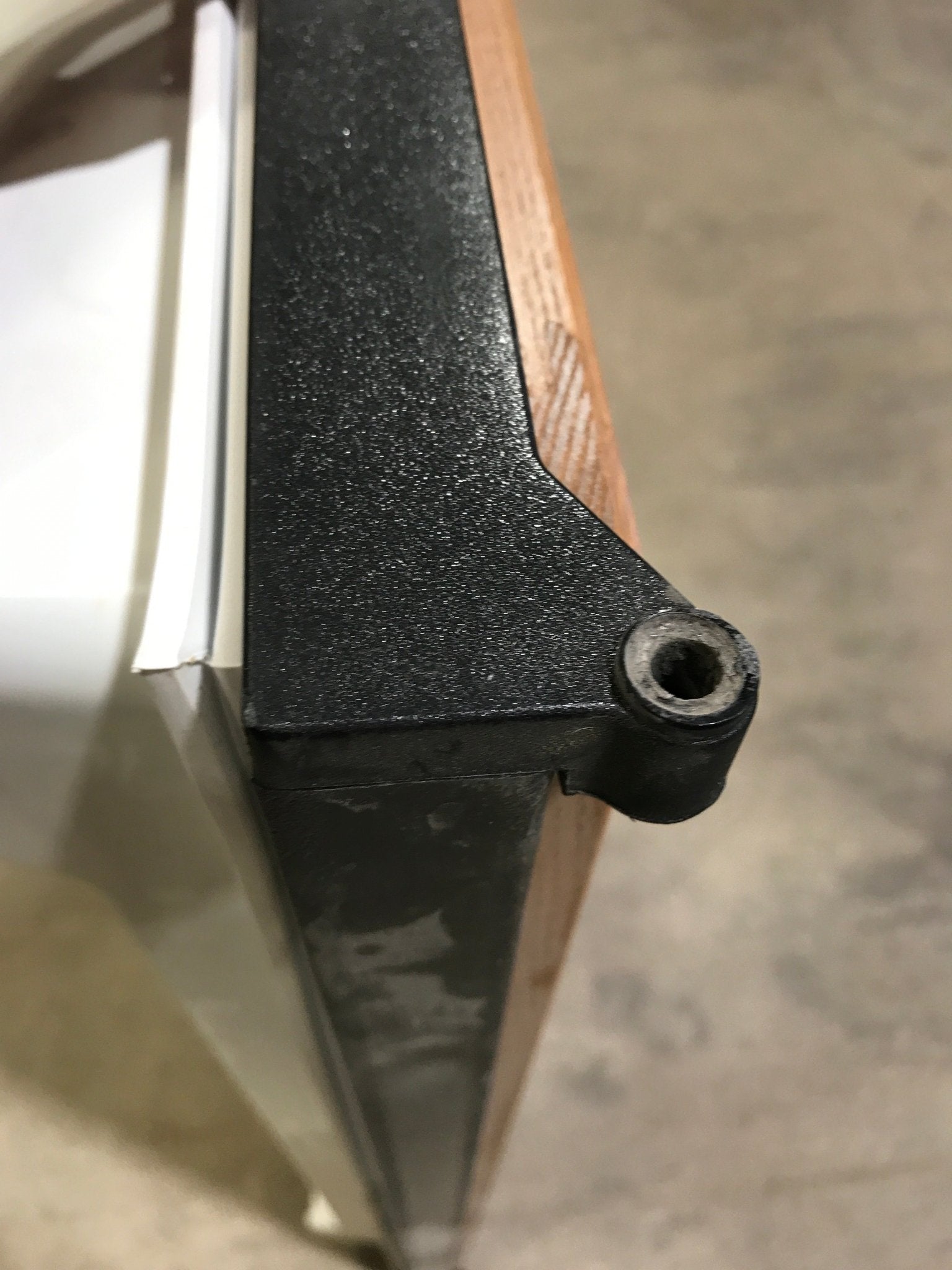 Used Norcold Refrigerator Door 638833 - 21 7/8" W x 39 1/2" H - Young Farts RV Parts