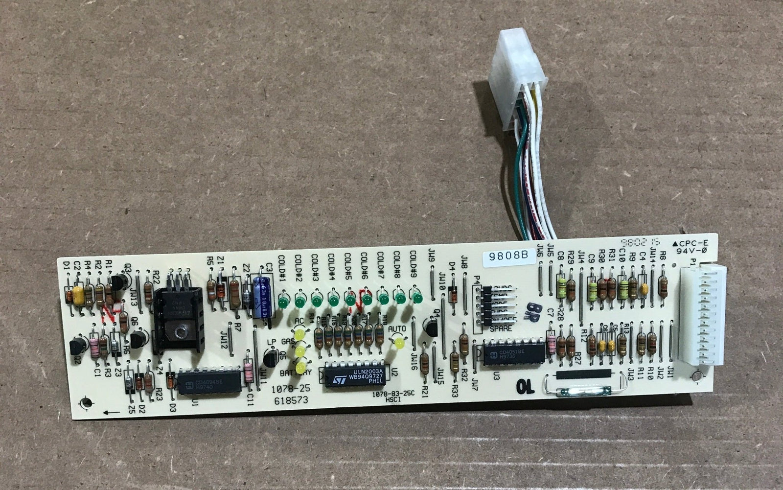 Used Norcold Refrigerator Optical Display Control Board - 618573 - Young Farts RV Parts