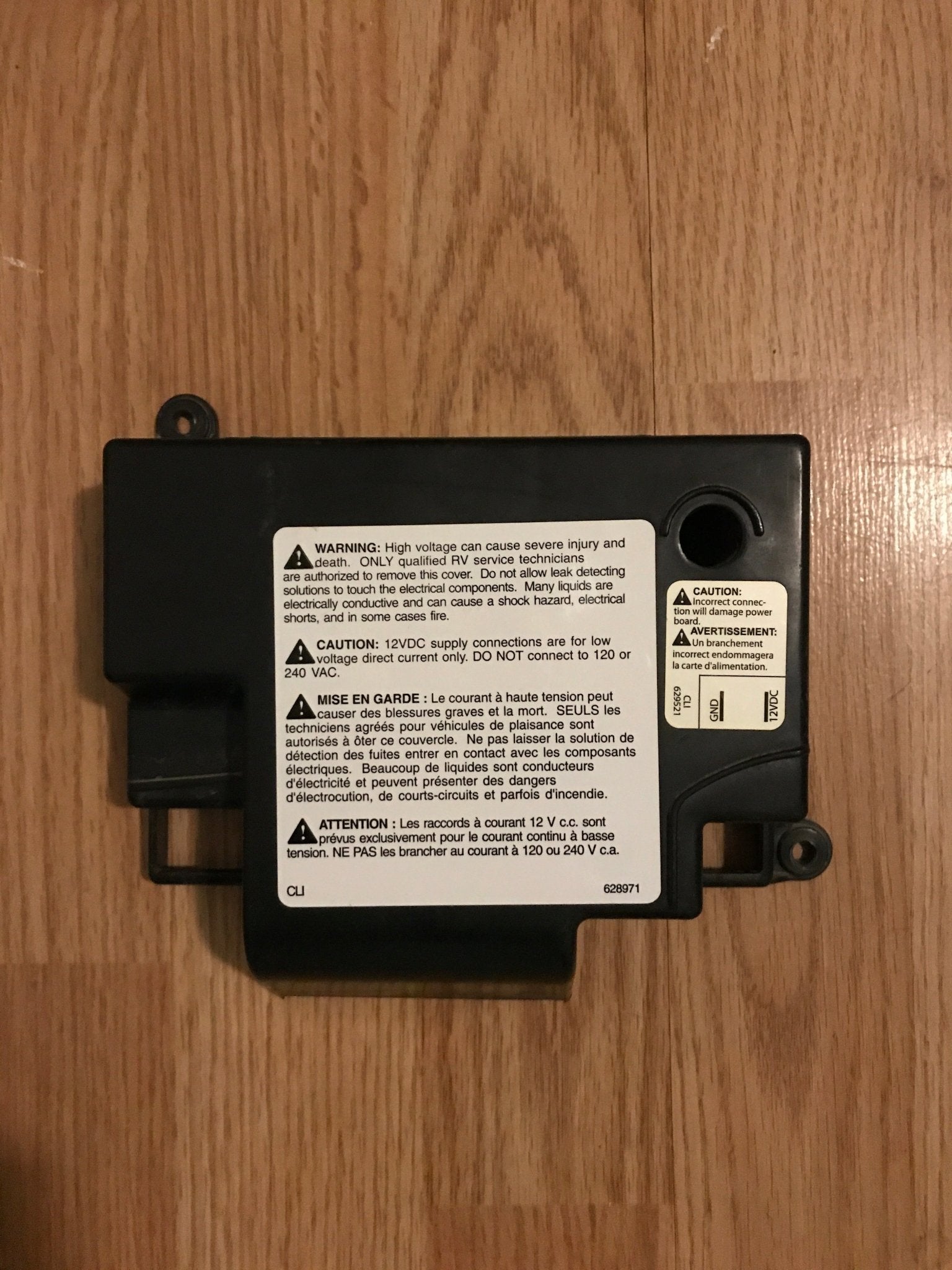 Used NORCOLD Refrigerator Power Board Cover 628677 - Young Farts RV Parts