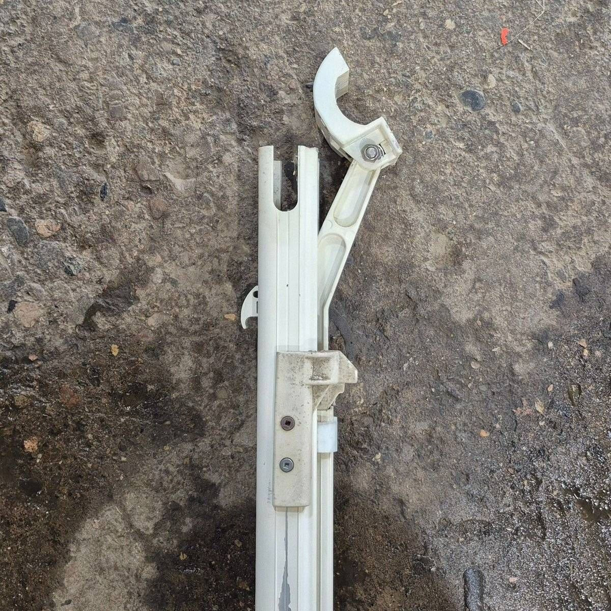 Used Norseman Awning Arm, Left (Rear), Off - White, 67" - Sunburst Classic - Young Farts RV Parts