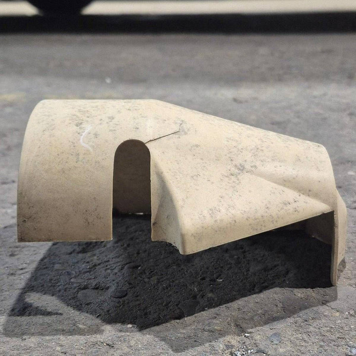 Used Norseman Awning End Cap, Left Hand Side - Sunburst - Young Farts RV Parts