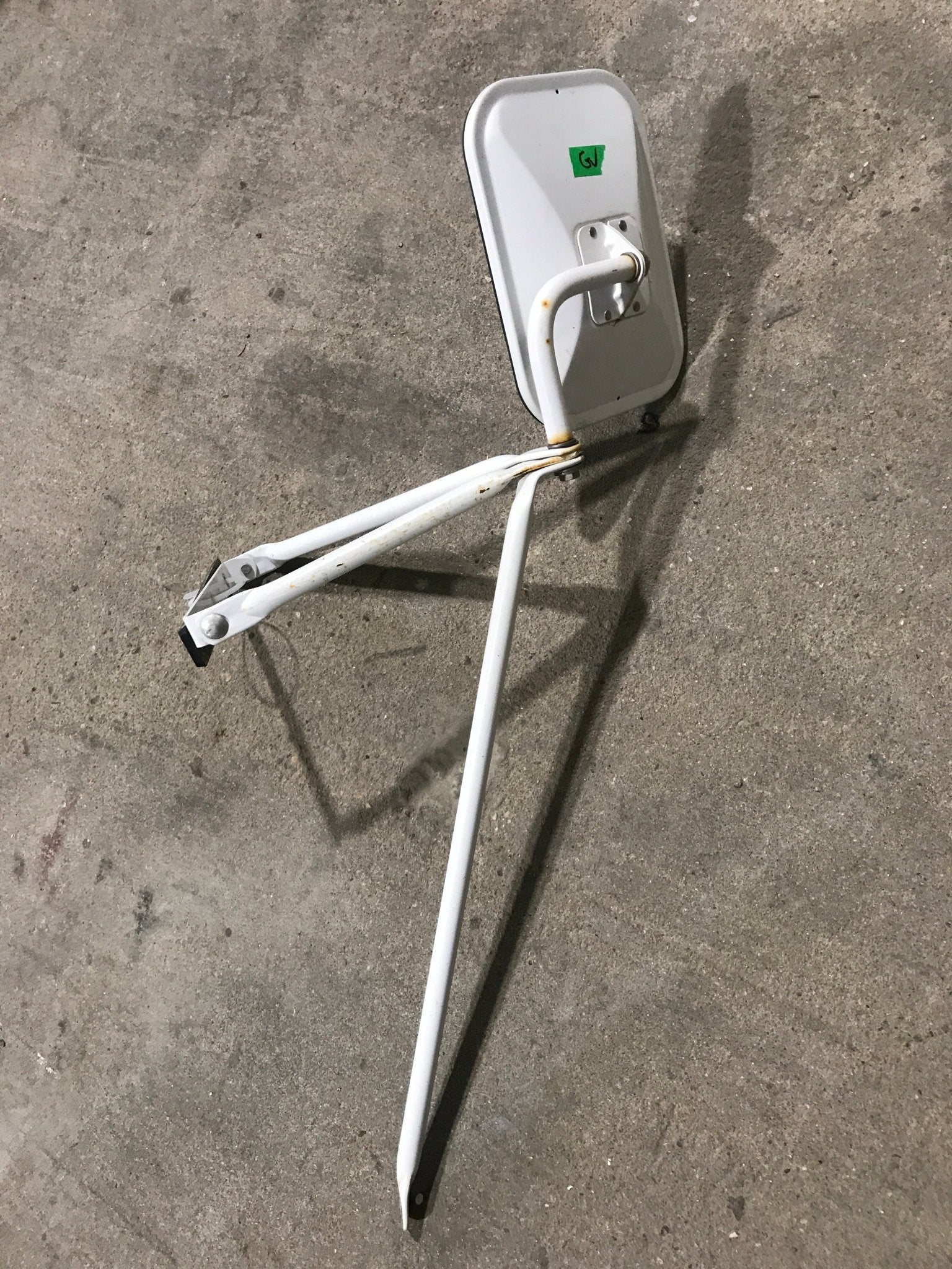 Used Old Style Motorhome Side View Mirror - Drivers Side - Young Farts RV Parts