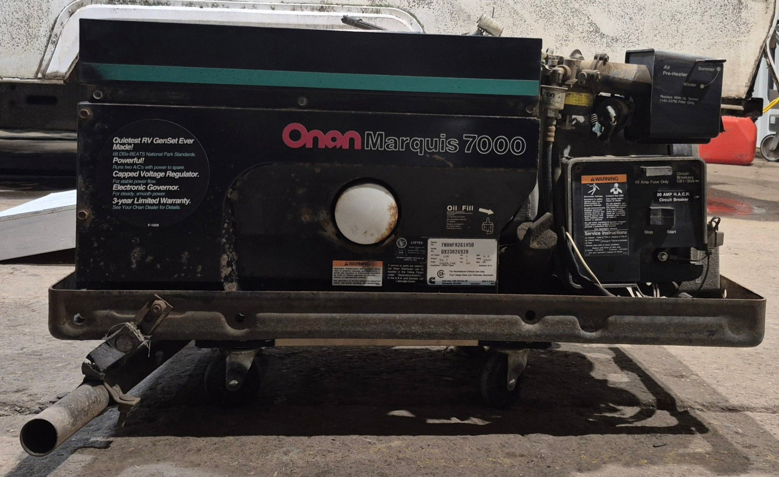 Used ONAN Generator Marquis 7000 - Young Farts RV Parts