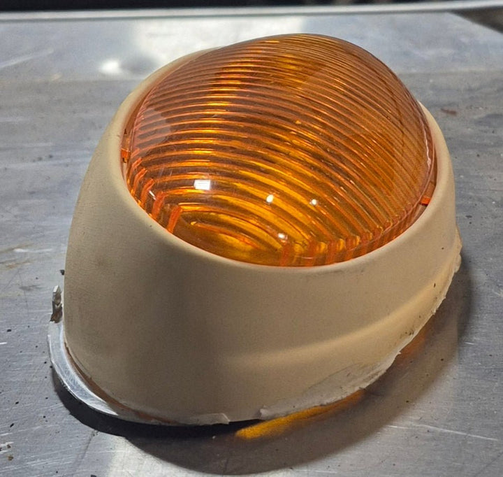 Used Oval Porch Light - 6 1/4" x 3 3/8" - No Switch - Young Farts RV Parts