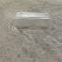 Used Oval Porch Light lens - 6.0" x 2.50" x 1.50" - Clear - Young Farts RV Parts