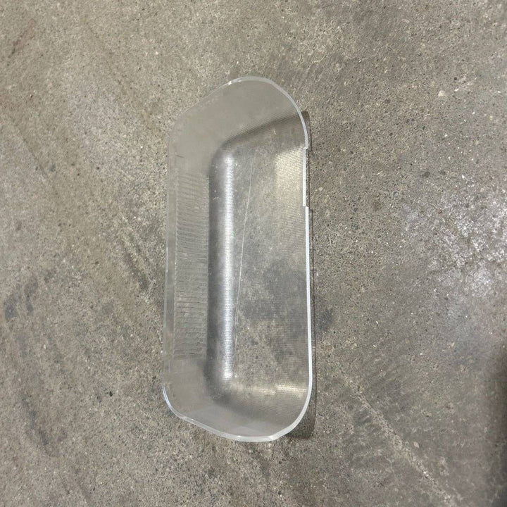 Used Oval Porch Light lens - 6.0" x 2.50" x 1.50" - Clear - Young Farts RV Parts