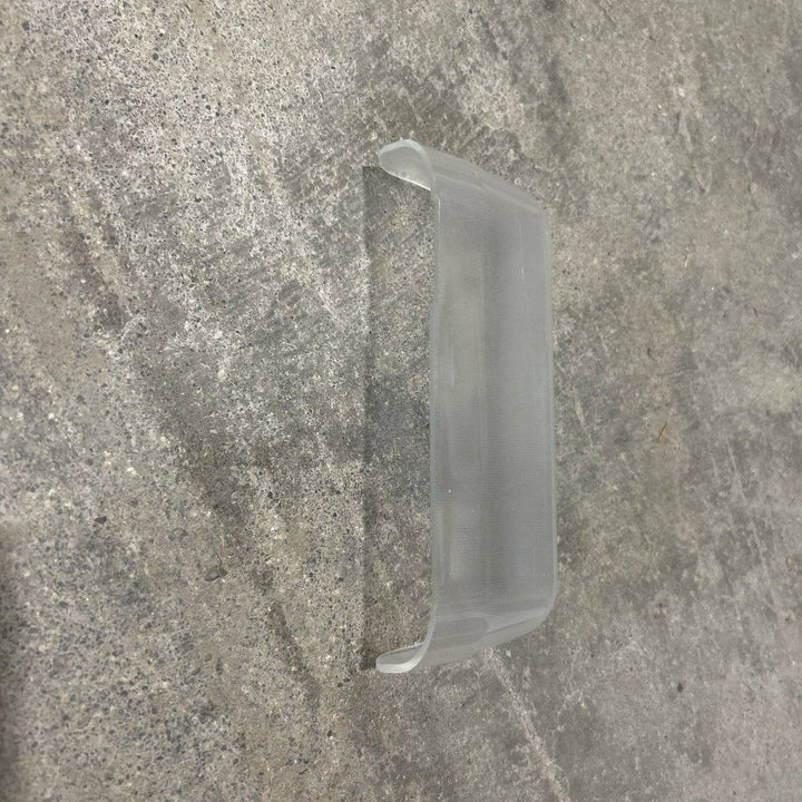 Used Oval Porch Light lens - 6.0" x 2.50" x 1.50" - Clear - Young Farts RV Parts