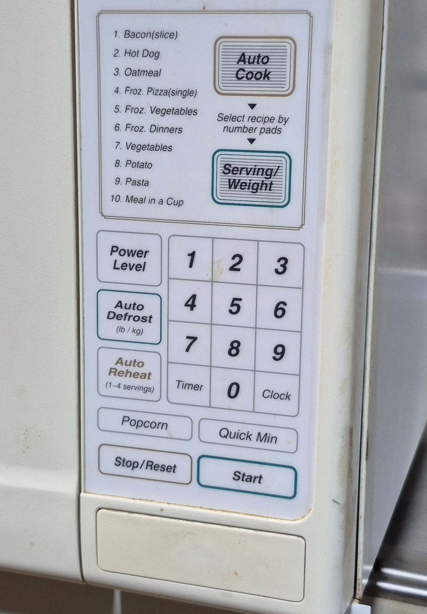 Used Panasonic RV Microwave 20