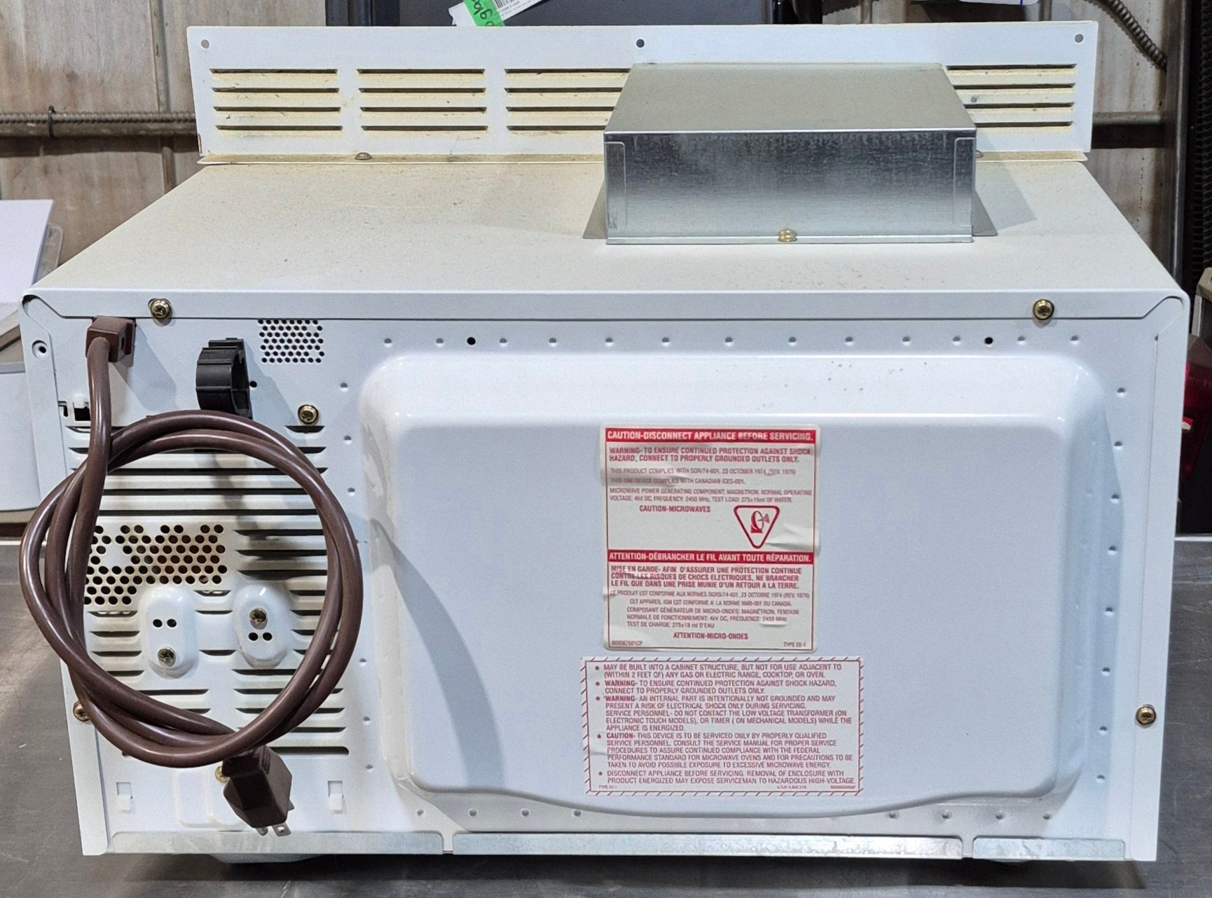 Used Panasonic RV Microwave 20" W x 14" H x 13 1/4" D - Young Farts RV Parts