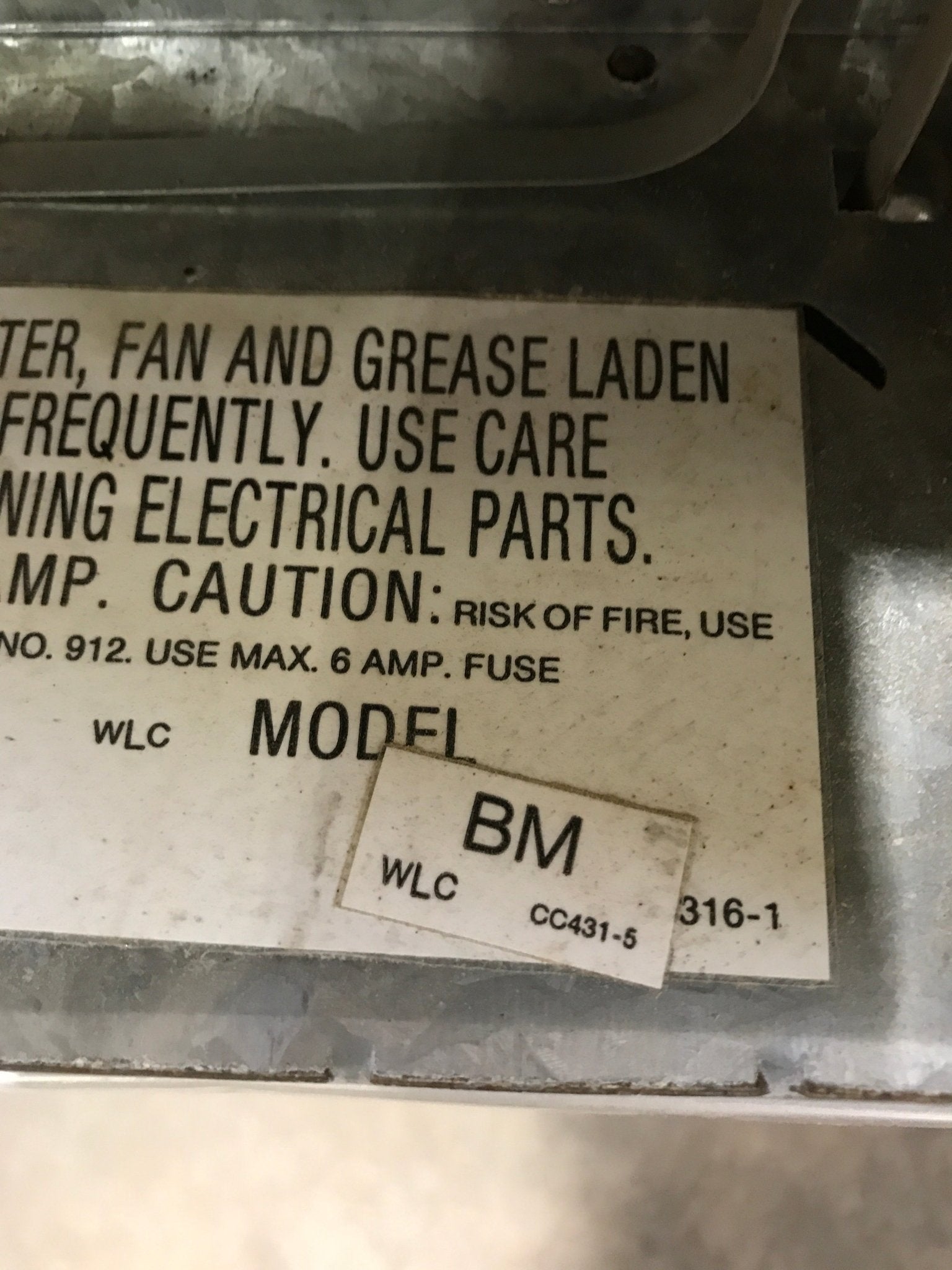 Used Phillips / Ventline RV Range Hood Fan With, Tank Monitor - CC431 - 5 - Young Farts RV Parts