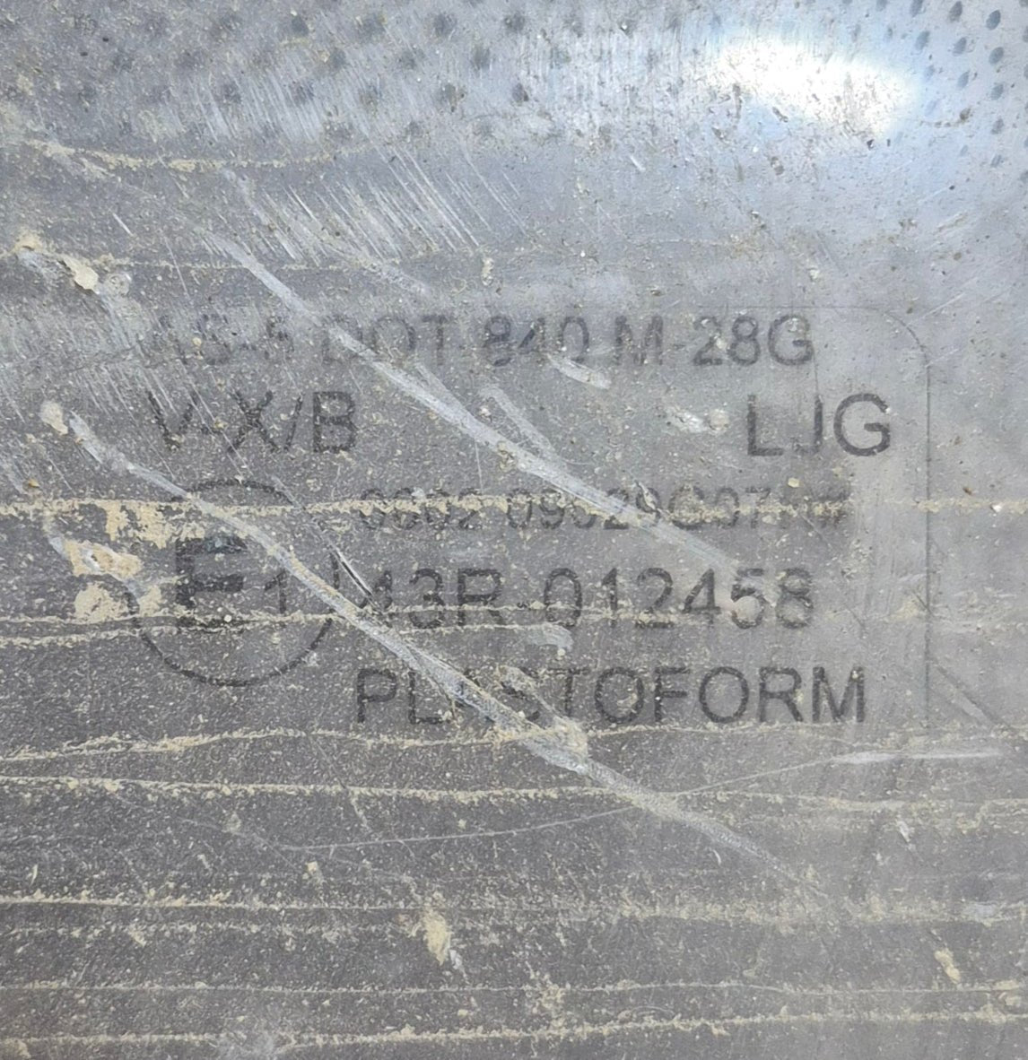 Used Plastoform Escape Hatch Replacement Window 38 3/4