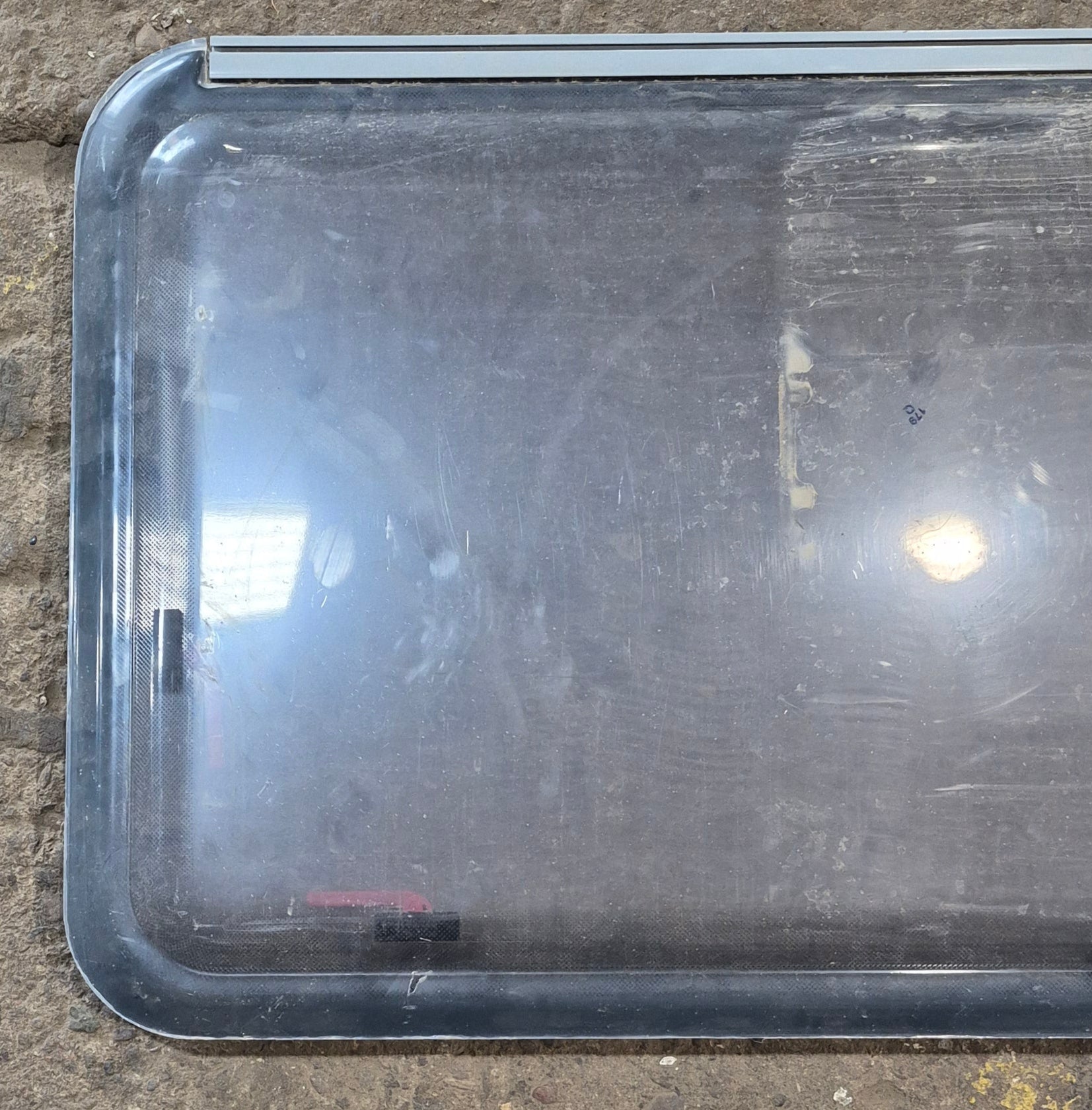 Used Plastoform Escape Hatch Replacement Window 38 3/4" x 24 1/4" - Young Farts RV Parts