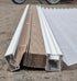 Used Pleated Day / Night Shade, White / Tan - 37 7/8" W x 24" L - Young Farts RV Parts