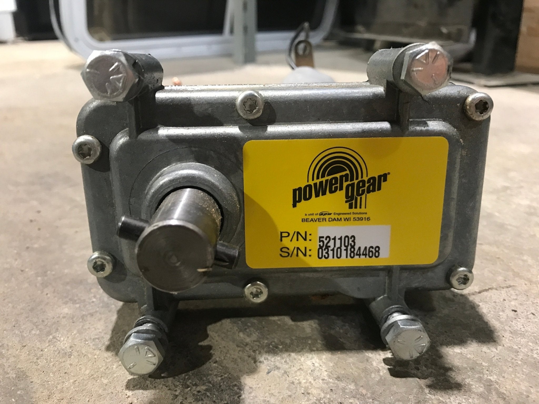 Used Power Gear Slide Motor - Young Farts RV Parts