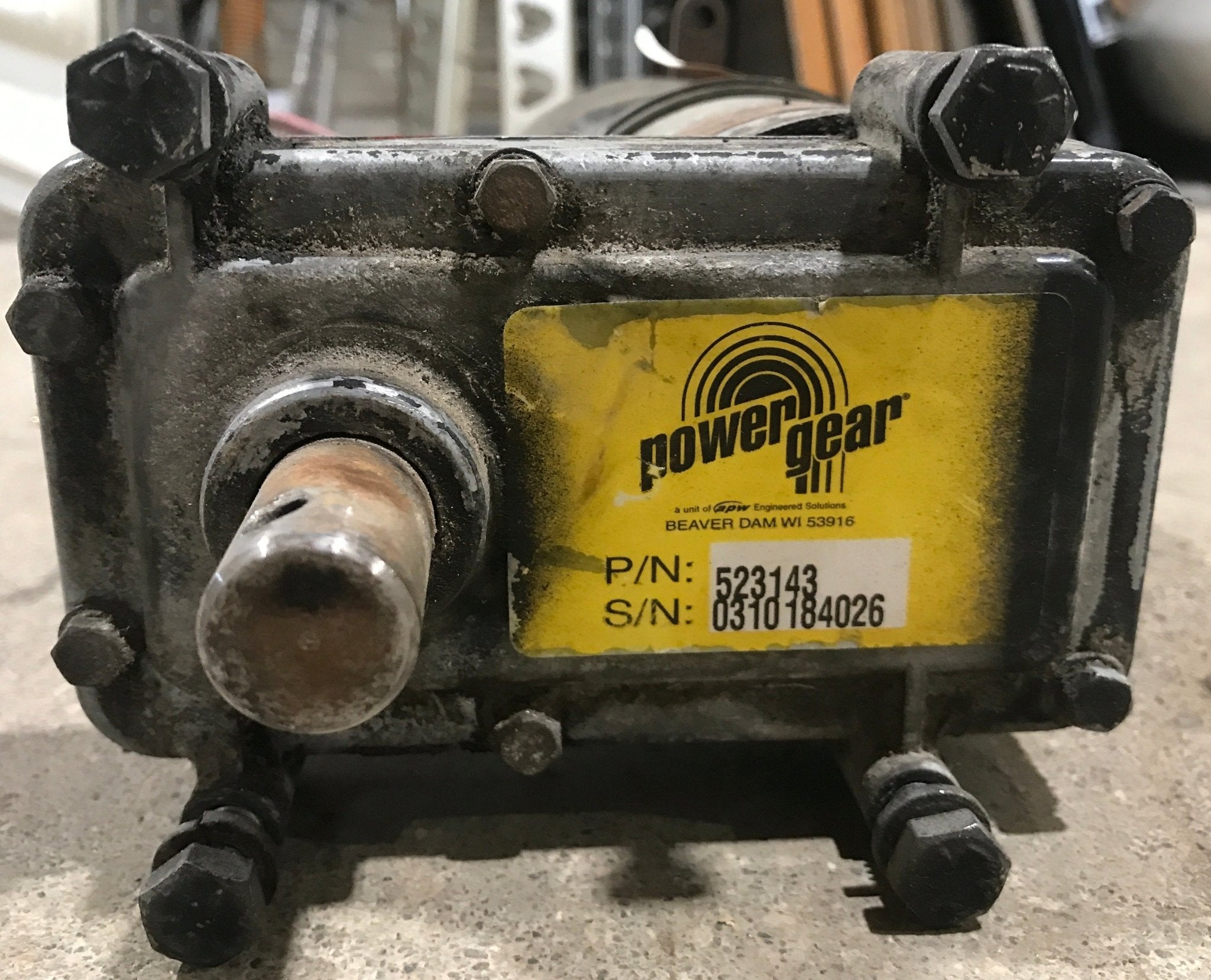 Used Power Gear Slide Motor - 523143 - Young Farts RV Parts