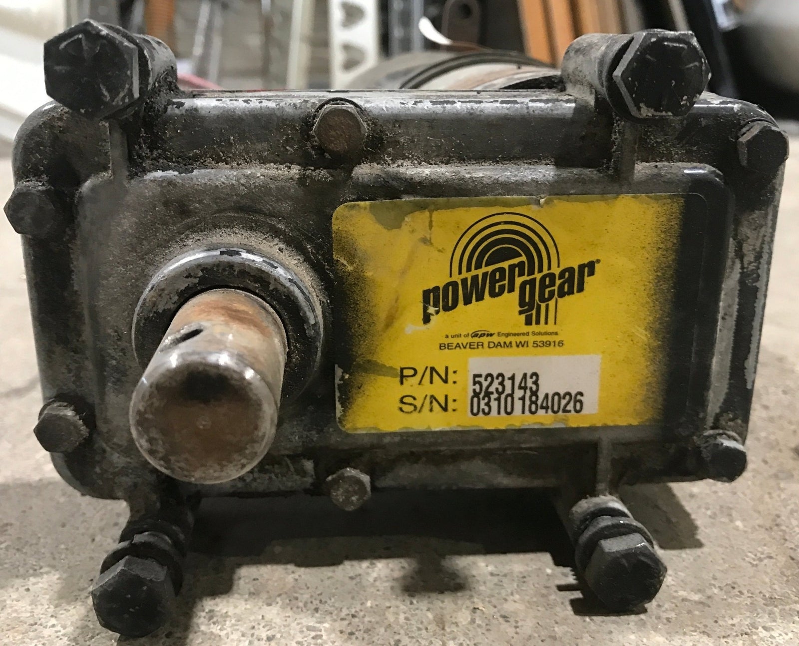 Used Power Gear Slide Motor - 523143 - Young Farts RV Parts