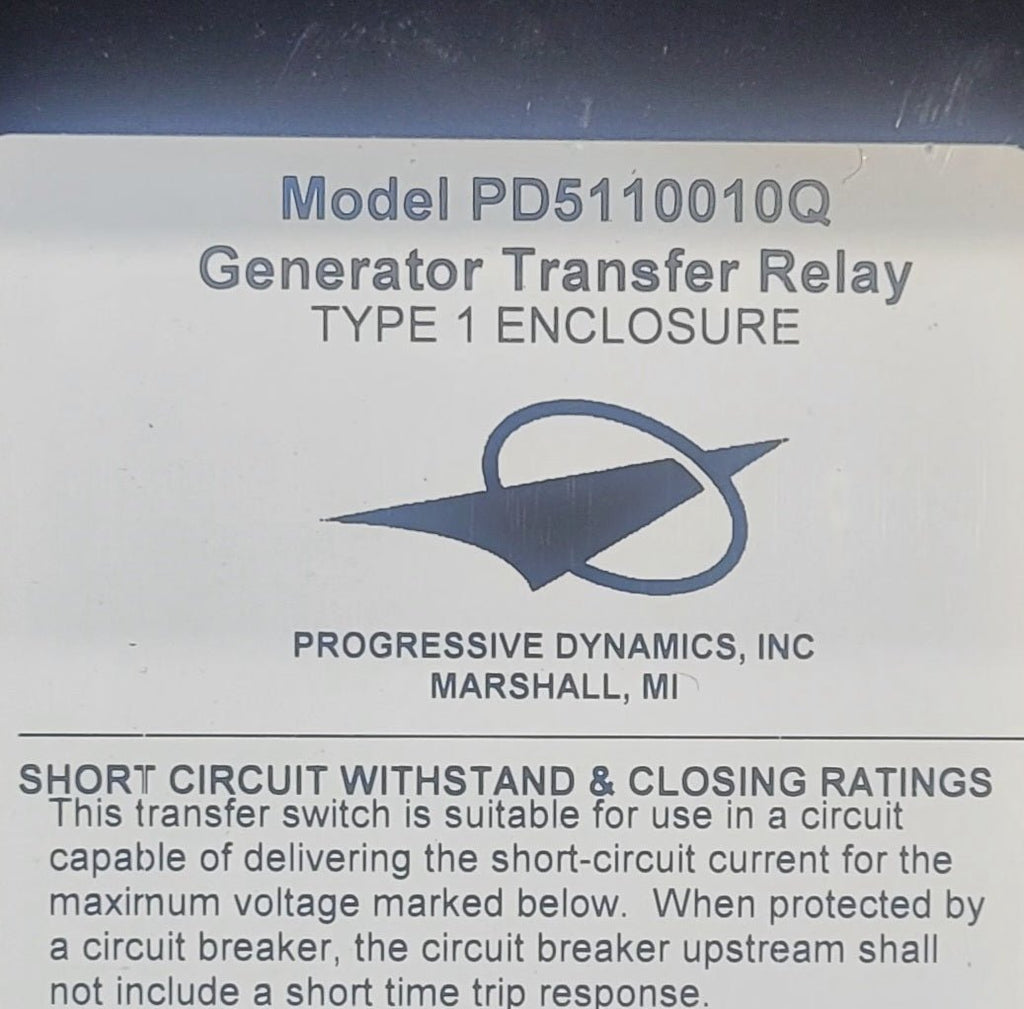 Used Progressive Dynamics Transfer switch 30 Amp - 120VAC - Young Farts RV Parts