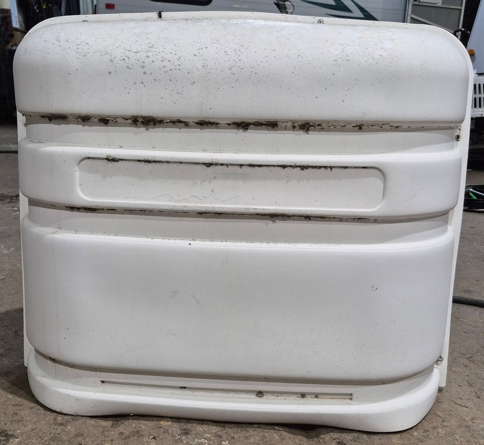 Used Propane Tank Cover - (Fits 30 LB Steel Double Tank) - Young Farts RV Parts