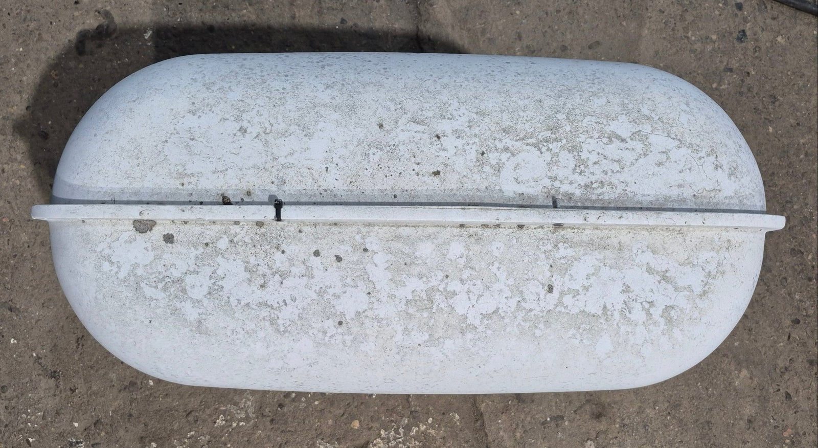 Used Propane Tank Cover - (Fits 30 LB Steel Double Tank) - Young Farts RV Parts