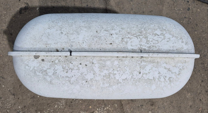 Used Propane Tank Cover - (Fits 30 LB Steel Double Tank) - Young Farts RV Parts