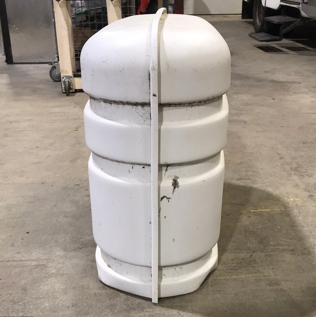 Used Propane Tank Cover - (Fits 30 LB Steel Double Tank) - Young Farts RV Parts