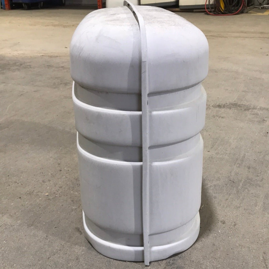 Used Propane Tank Cover - (Fits 30 LB Steel Double Tank) - Young Farts RV Parts